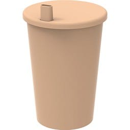 Trinkbecher Splash, beständiges braun