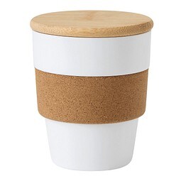 Trinkbecher TRAVEL GRIP,weiß