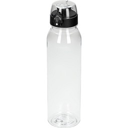 Trinkflasche Active Oasis 650 ml, transparent/schwarz