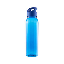 Trinkflasche Active Wave, 650 ml , RENEW, transparent-blau/standard-blau PS