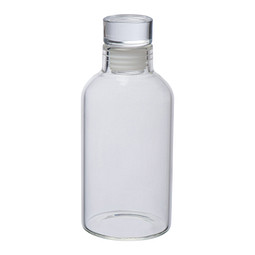 Trinkflasche aus Glas, 300 ml, transparent