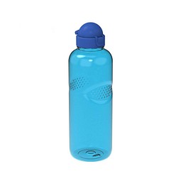 Trinkflasche Carve Junior, 1 l, transparent-blau/standard-blau PP
