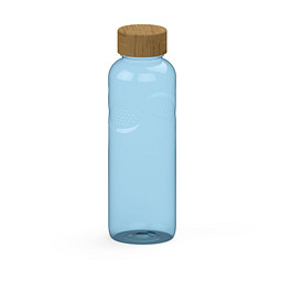 Trinkflasche Carve Natural Colour 1,0 l, transparent-blau