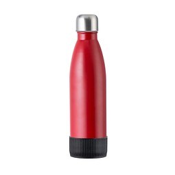 Trinkflasche RETUMBLER-myTOULON, rot, Sleeve schwarz