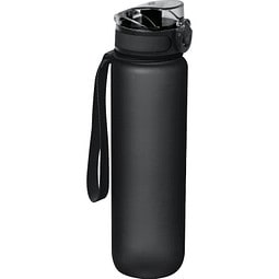 Tritan-Trinkflasche, 1 l, schwarz
