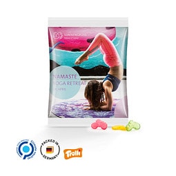 Trolli Fruchtgummi Maxitüte, 50 g, Fahrrad, inkl. Druck, Folie weiß