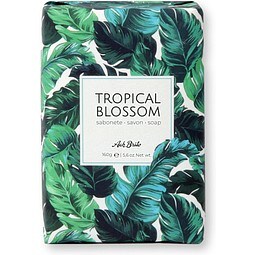 TROPICAL BLOSSOM. Mit Olivenöl angereicherte Seifen (160 g), Dunkelgrün