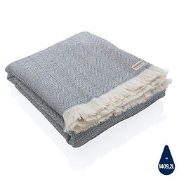 Ukiyo Hisako AWARE™ Four Seasons Handtuch/Decke 100x180cm, navy blau