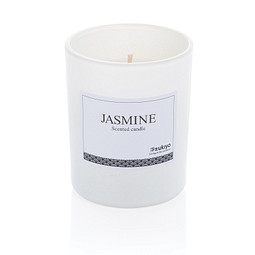 Ukiyo kleine parfümierte Kerze im Glas, weiß