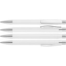 uma® CANDY M SI Druckkugelschreiber, weiss