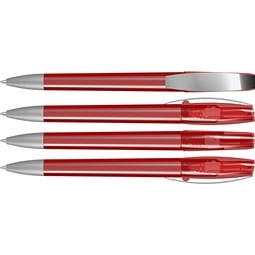 uma® CHILL C transparent SI Drehkugelschreiber, rot