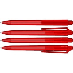 uma® JUMP frozen Druckkugelschreiber, rot