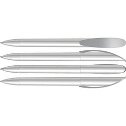 uma® KLICK SI Drehkugelschreiber, silber