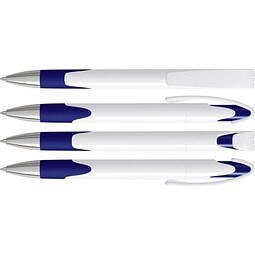 uma® LOOK grip SI Druckkugelschreiber, dunkelblau