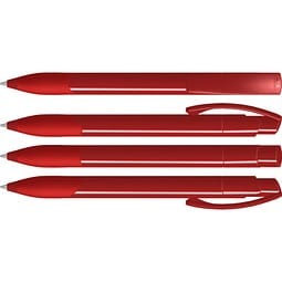 uma® OMEGA grip Druckkugelschreiber, rot