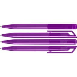uma® POP transparent Drehkugelschreiber, mittelviolett