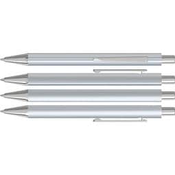 uma® PYRA Druckkugelschreiber, silber