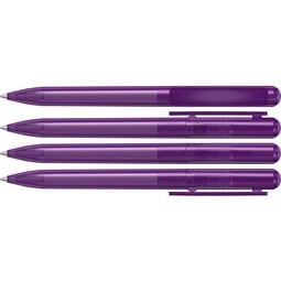 uma® RECYCLED PET PEN CHANGE transparent Drehkugelschreiber, violett