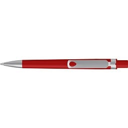 uma® RECYCLED PET PEN CORE F SI Druckkugelschreiber, rot