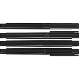 uma® RECYCLED PET PEN PRO FL Fineliner, schwarz