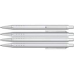 uma® SLIMLINE Druckkugelschreiber, silber