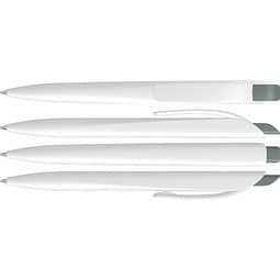 uma® STREAM Druckkugelschreiber, grau