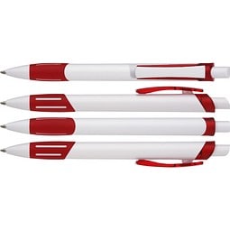 uma® STRIPE Druckkugelschreiber, rot