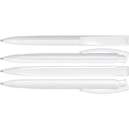 uma® TRINITY Druckkugelschreiber, weiss