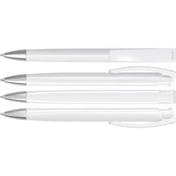 uma® TRINITY SI Druckkugelschreiber, weiss