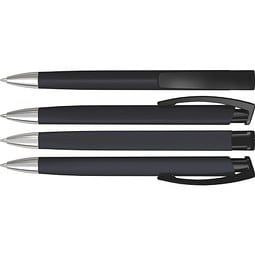 uma® TRINITY SI GUM Druckkugelschreiber, schwarz