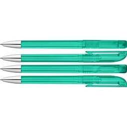 uma® UP transparent SI Drehkugelschreiber, petrol