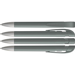 uma® YES F SI Druckkugelschreiber, grau