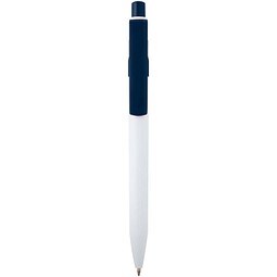 Unica Kugelschreiber aus recyceltem Kunststoff (schwarze Mine), navy