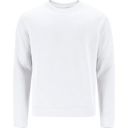 Unisex Sweatshirt mit Rundhalsausschnitt – Klassischer Crewneck, M, WEISS