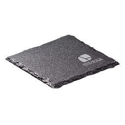Untersetzer Schiefer viereck, schwarz
