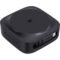 Urban Vitamin Goleta 2-in-1 15W Magnetic Wireless Charger, schwarz