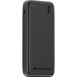 Urban Vitamin San Mateo 45W 20.000mAh Powerbank, schwarz