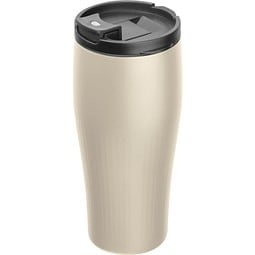 Vakuum Edelstahltrinkbecher, 500ml TOMMASO, beige