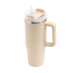 Vakuum-Trinkbecher DRINK DELUXE,beige
