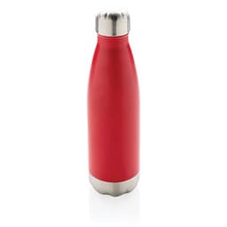 XD COLLECTION Vakuumisolierte Stainless Steel Flasche, 500 ml, rot