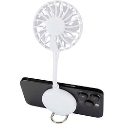 Ventio Magnetischer, tragbarer Ventilator aus recyceltem Kunststoff, weiss