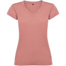 Victoria T-Shirt mit V-Ausschnitt für Damen, Clay Orange, 2XL