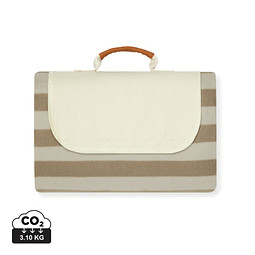 VINGA Alba GRS rPET Picknickdecke, braun