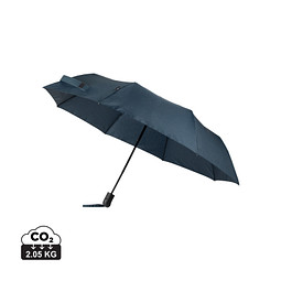 VINGA Baltimore AWARE™ RPET 21“ Regenschirm, blau