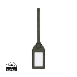 VINGA Baltimore Gepäckanhänger aus RCS recyceltem Polyester, grün