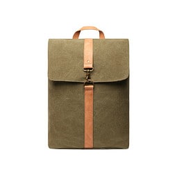 VINGA Bosler Rucksack aus GRS recyceltem Canvas, grün