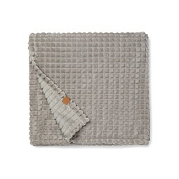 VINGA Branson Decke aus GRS recyceltem PET, grau
