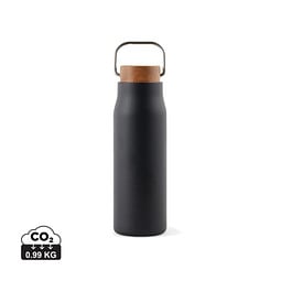 VINGA Ciro RCS recycelte Vakuumflasche 300ml, schwarz