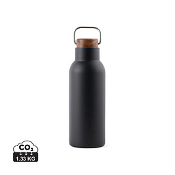 VINGA Ciro RCS recycelte Vakuumflasche 580ml, schwarz