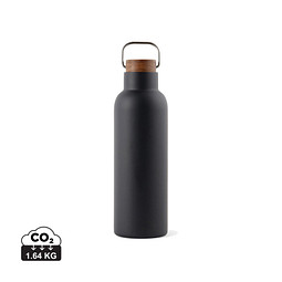 VINGA Ciro RCS recycelte Vakuumflasche 800ml, schwarz